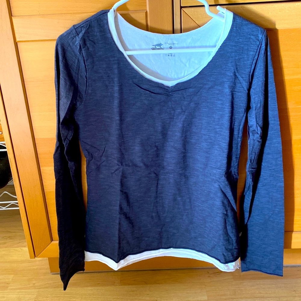 Women’s Gray Horny Toad Long Sleeve Shirt Size Medium